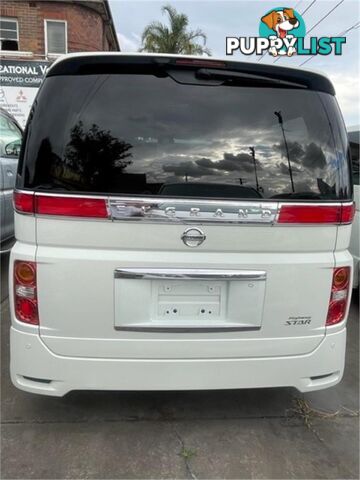 2007 NISSAN ELGRAND HIGHWAYSTAR E51 5D WAGON