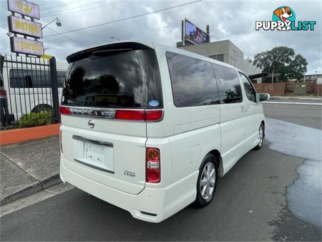 2007 NISSAN ELGRAND HIGHWAYSTAR E51 5D WAGON