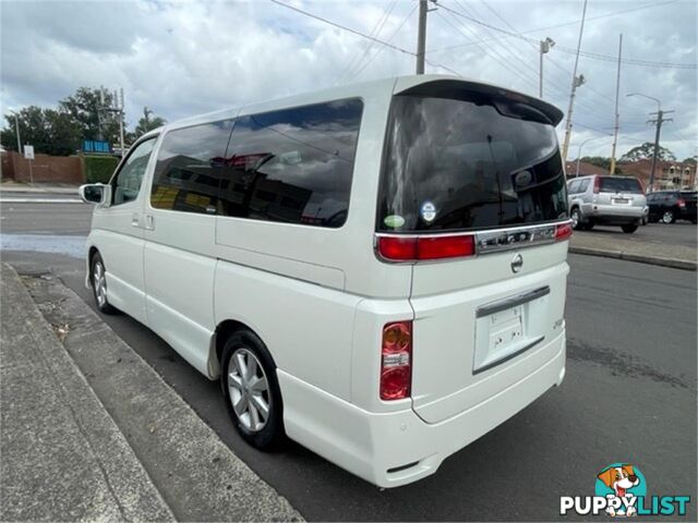 2007 NISSAN ELGRAND HIGHWAYSTAR E51 5D WAGON