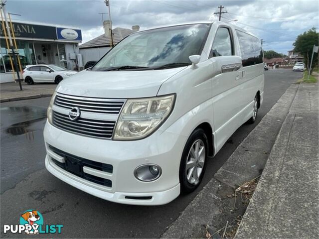 2007 NISSAN ELGRAND HIGHWAYSTAR E51 5D WAGON