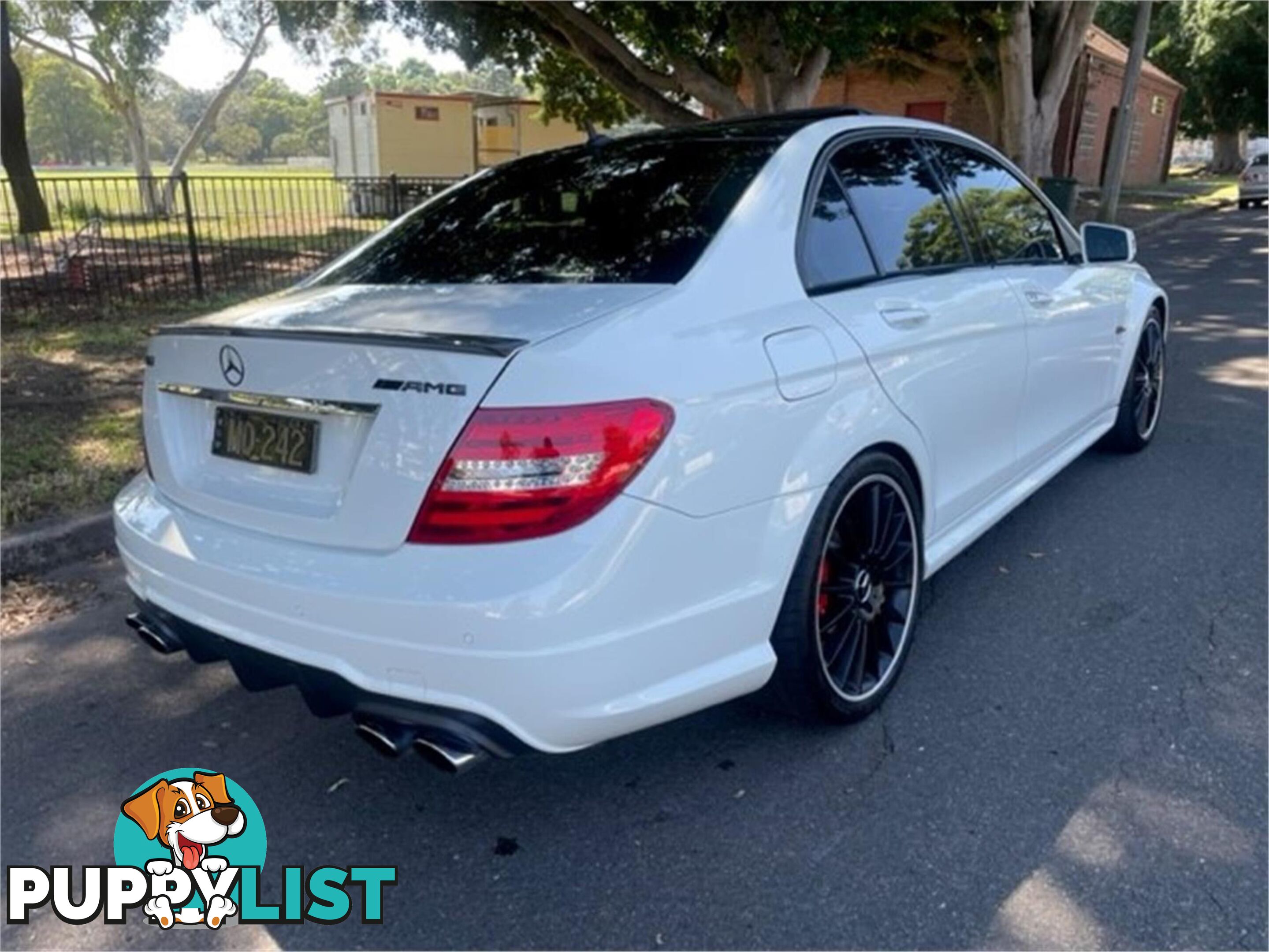 2012 MERCEDES-BENZ C63 AMG W204MY12 4D SEDAN