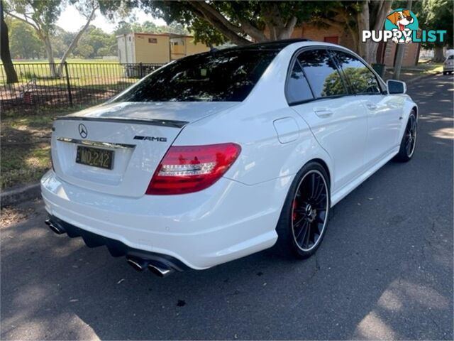 2012 MERCEDES-BENZ C63 AMG W204MY12 4D SEDAN