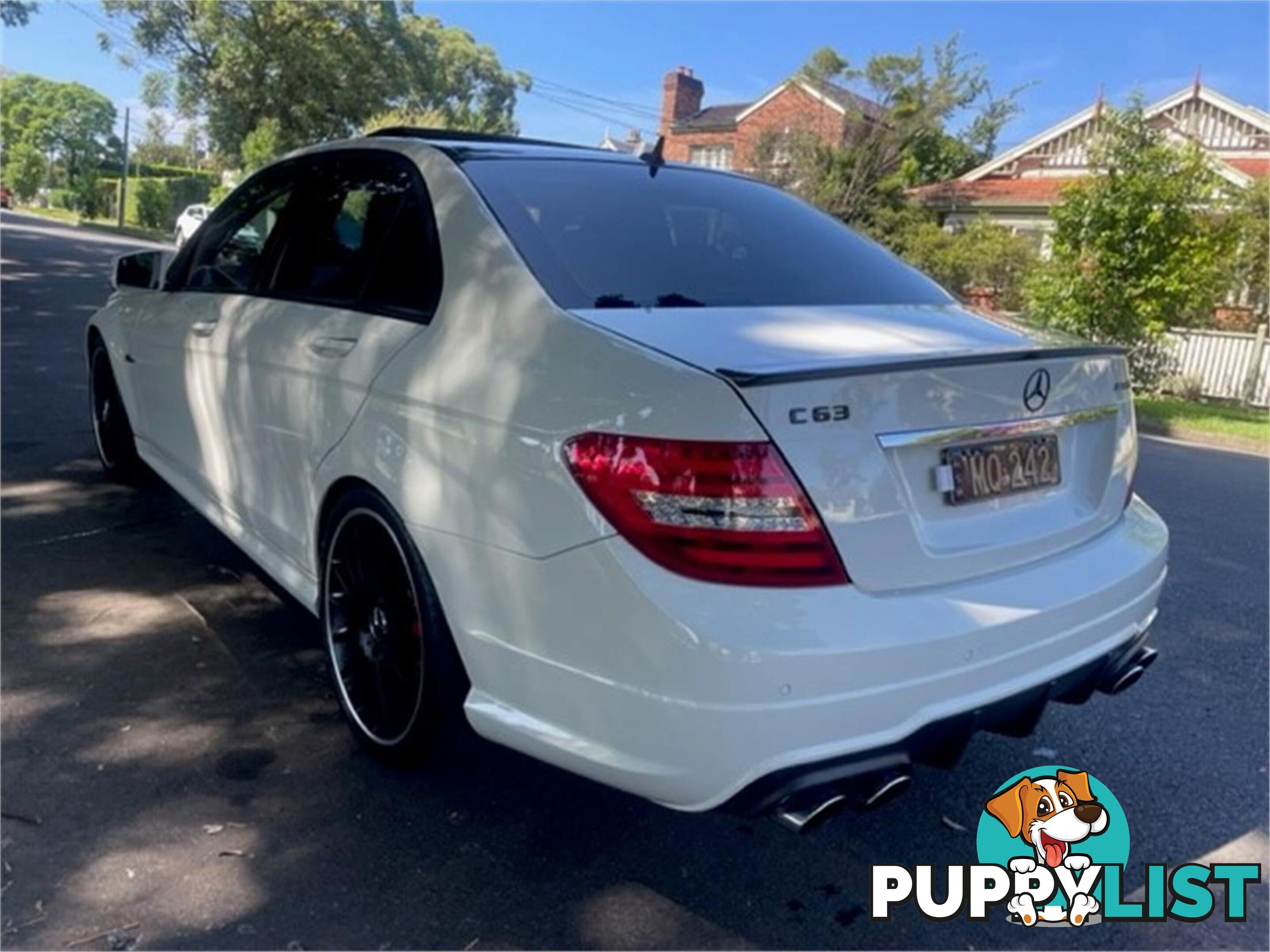 2012 MERCEDES-BENZ C63 AMG W204MY12 4D SEDAN