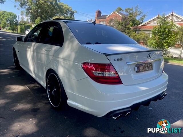 2012 MERCEDES-BENZ C63 AMG W204MY12 4D SEDAN