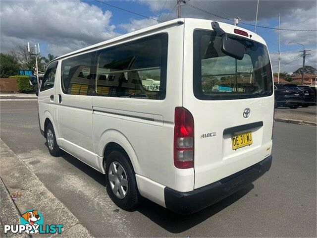 2016 TOYOTA HIACE LWB KDH201RMY16 5D VAN