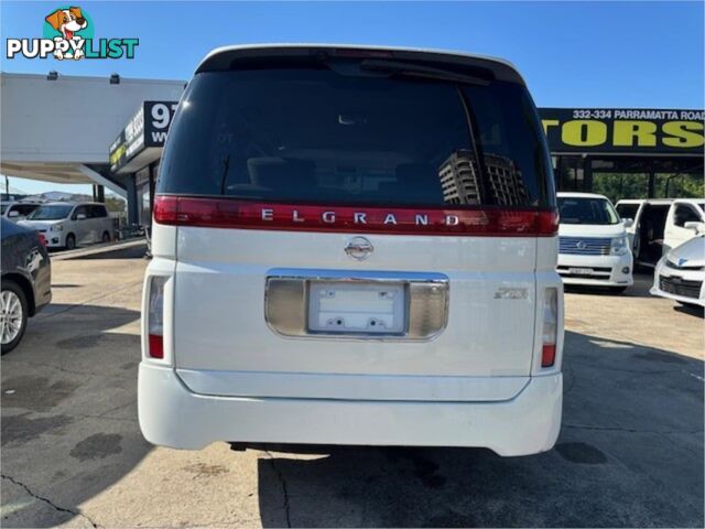 2003 NISSAN ELGRAND HIGHWAYSTAR E51 5D WAGON
