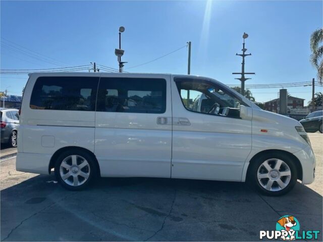 2003 NISSAN ELGRAND HIGHWAYSTAR E51 5D WAGON