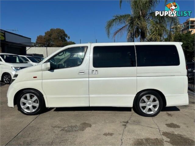 2003 NISSAN ELGRAND HIGHWAYSTAR E51 5D WAGON