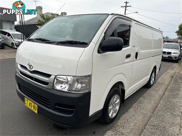 2010 TOYOTA HIACE LWB KDH201RMY11UPGRADE 4D VAN