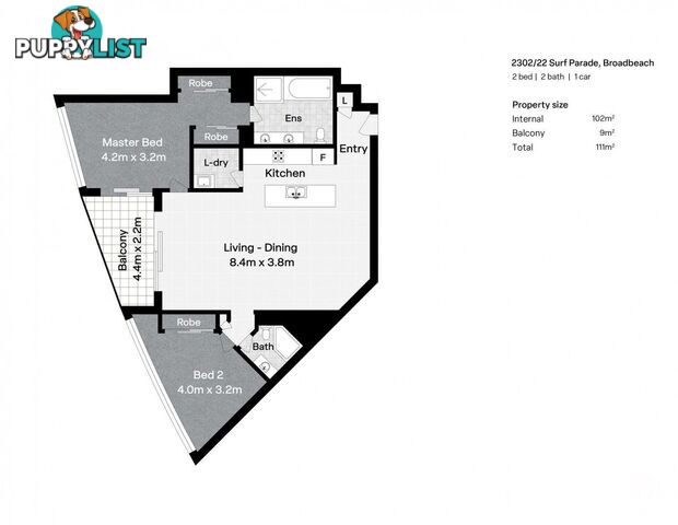 2302/22 Surf Parade Broadbeach QLD 4218