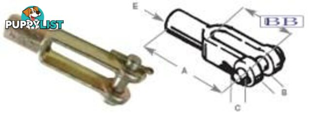 Clevis end suits 30 series