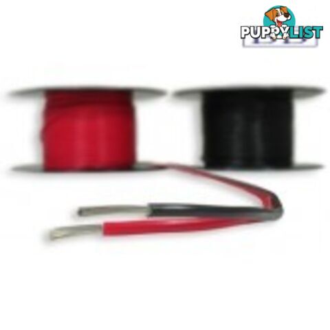 1.84mmŒ_ Black Single Core Tinned Wire (100m)