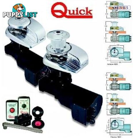 QUICK anchor Winches Vertical Winch -Antares 1500 (50-110mm deck)