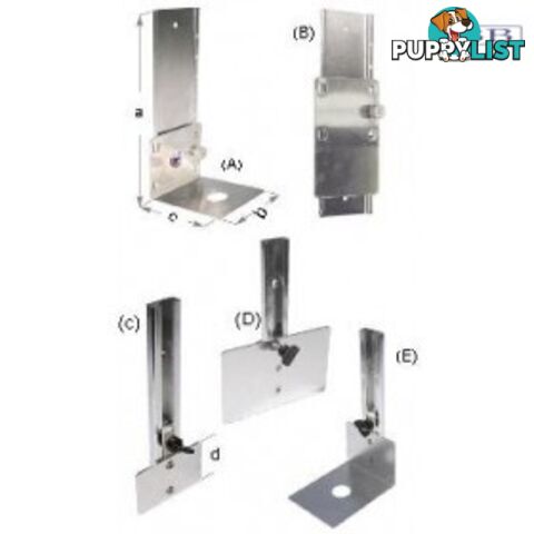 Transducer brackets S/S and Alloy