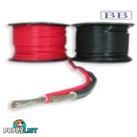 7.92mmŒ_ Tinned Battery Cable Red