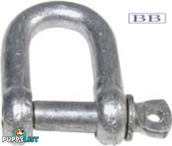 D shackle 9mm (3/8")