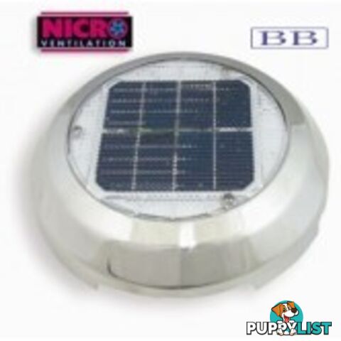 Nicro Day/Night Plus Solar Vent 100mm ID