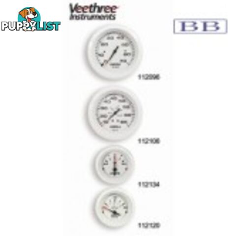 Marine gauges Oil pressure 0 - 100 psi