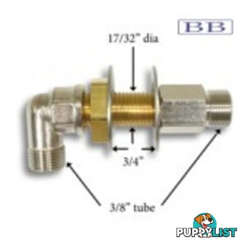 SeaStar Thru Bulkhead Fitting Kit