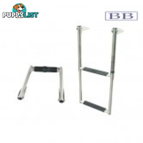 S/Steel Telescopic Boarding Ladders - 2 step