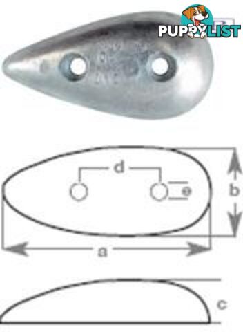 Tear Drop Anode 0.48kg