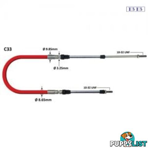 Control cables 33C CC330 Miracable Control Cable  9ft to 24ft