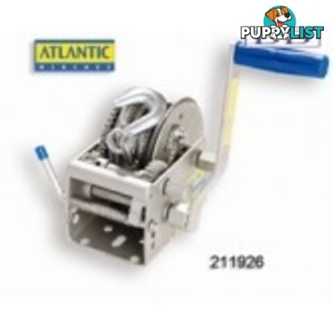 Atlantic Winch 10/5/1:1 with 7.5m x 5mm Cable