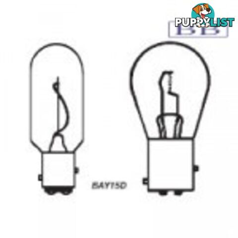 Bayonet Bulb 12V 10w - Vertical Filament