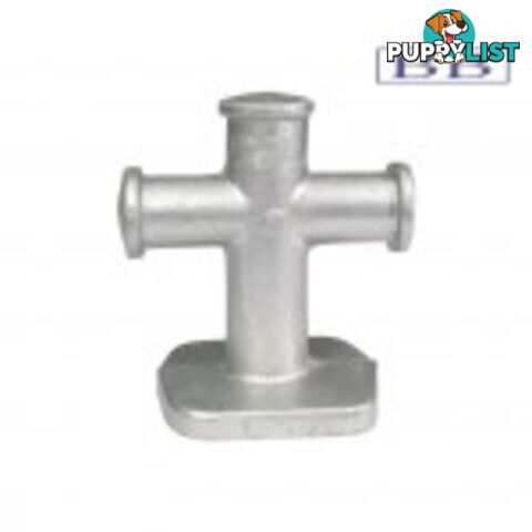 Cross Bollards Alloy 83mm