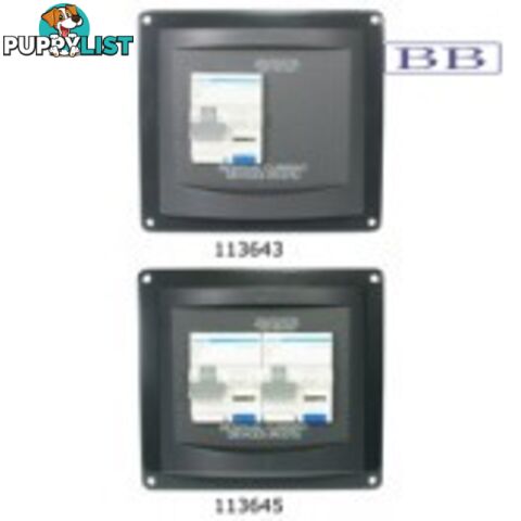 Dual Residual Current Device Panel 1x16A & 1x32A