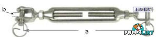 Turnbuckle Fork&Fork M10