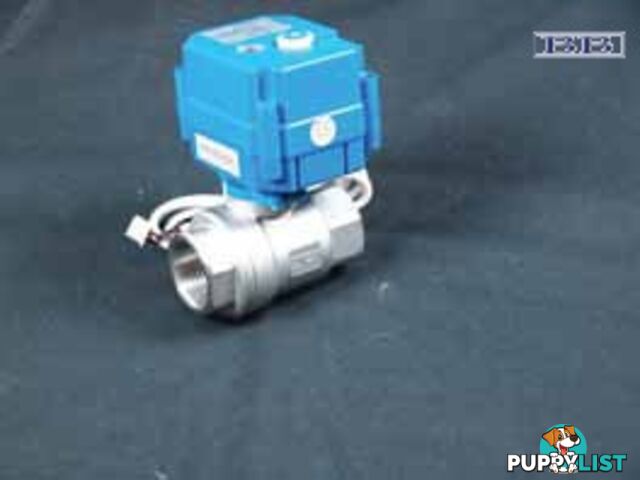 ELECTRIC Ball valves 3/4 inch to 1 1/2 inch 12 and 24v