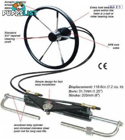 Boat hydraulic Baystar Plus Steering KIt Tilt Helm