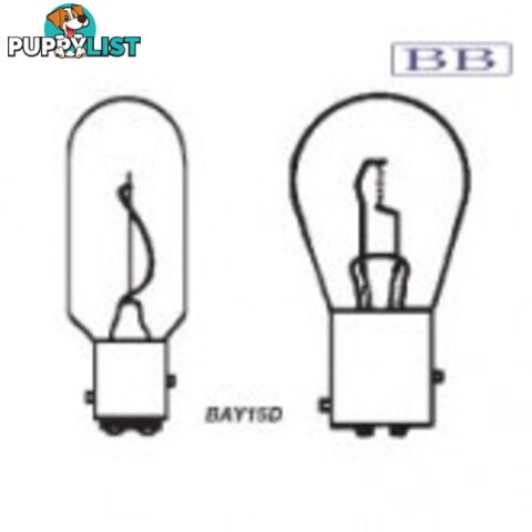 Bayonet Bulb 24V 10w - Vertical Filament