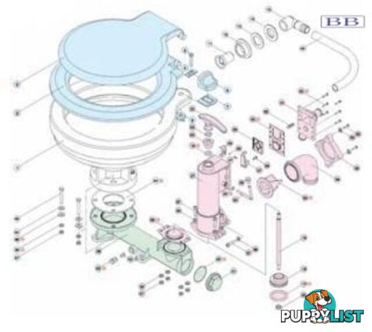 Boat marine Toilet Service Kit suit Jabsco MK2 manual