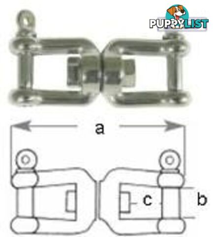 Fork & Fork Swivel 6mm