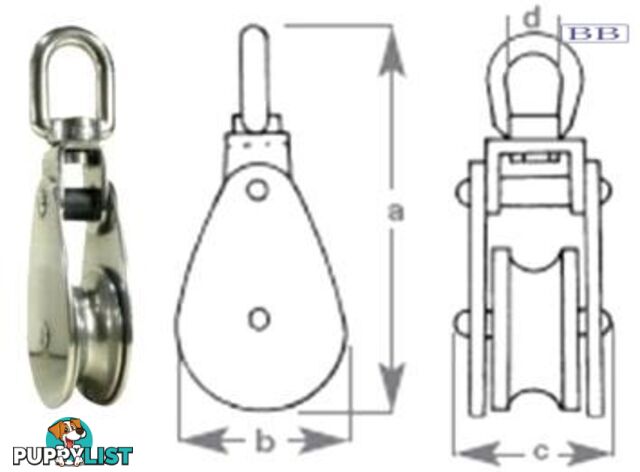 Cheek Block - 10mm Nylon