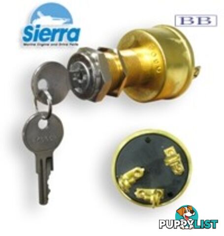 Sierra Brass Marine Ignition Switch