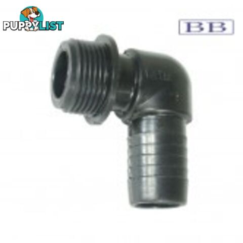 Hose Tail Œ_" BSP Elbow - Plastic