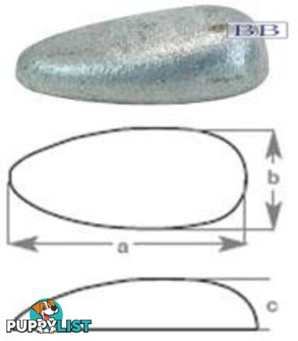 Tear Drop Anode 0.3kg