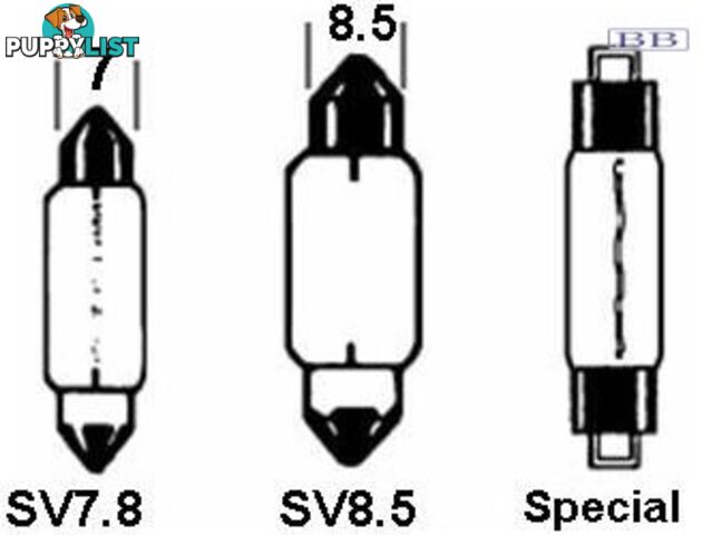 Festoon Bulb 12V 5w