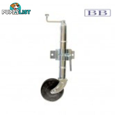 Jockey Wheel Fixed Clamp - Solid wheel