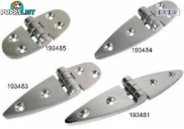 Cast S/S Hinges 120mm