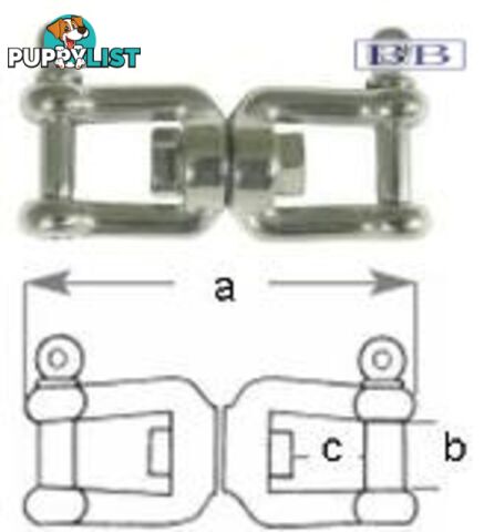 Fork & Fork Swivel 8mm