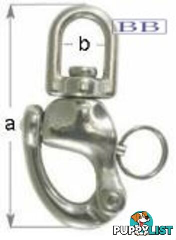 Swivel Snap Shackle - 70mm