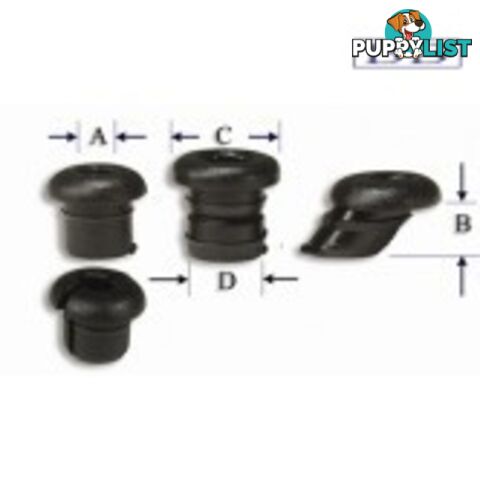 Nylon Bushes - Split 4.2mm (pack of 20)