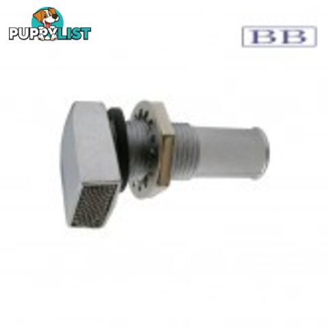 Fuel vent - chrome plated zinc alloy