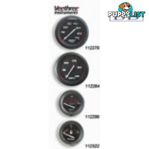 Black Amega Trim Gauge EvinrudeŒ¬/JohnsonŒ¬