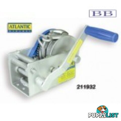 Atlantic Winch 15/5/1:1 with 7.5m x 50mm Webbing