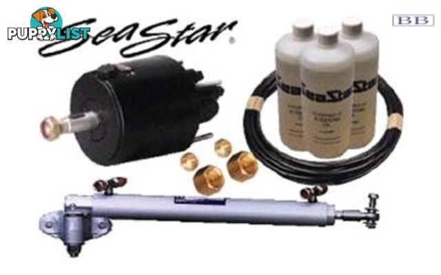 Seastar Splashwell Mount Hydraulic Steering Kit